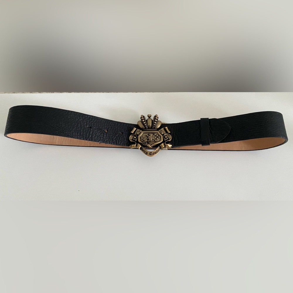 Juicy Couture Black leather belt